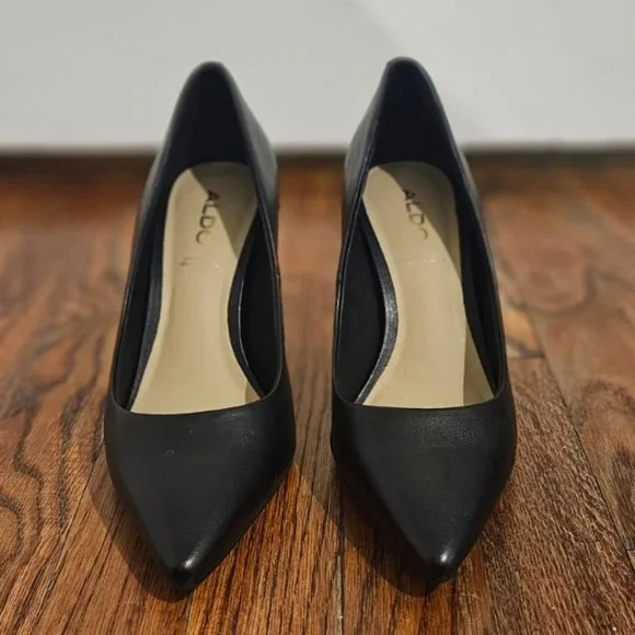 NIB Aldo Black Sereniti Stiletto Pump - Stiletto heel Size 5 - Picture 9 of 12